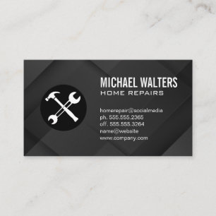 Wrench Hammers Tools   Property Management Business Card