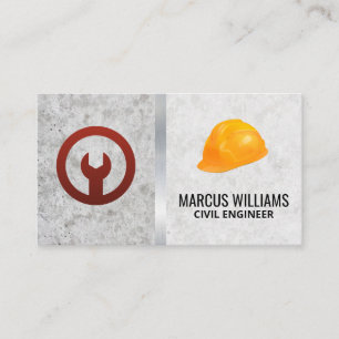 Wrench Icon   Hardhat Business Card