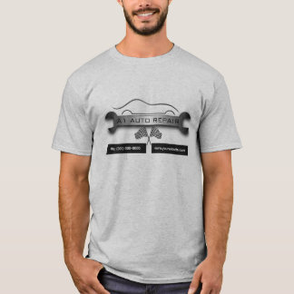 Wrench Mobile Mechanic Auto Repair Men's White Tee