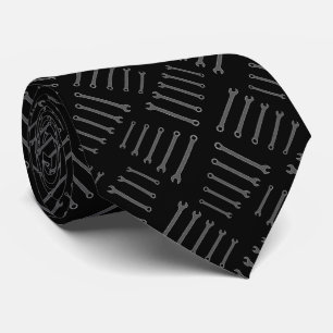 Wrench Set, Black Neck Tie