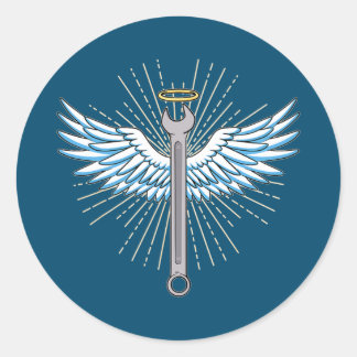 Wrench Tool  Classic Round Sticker