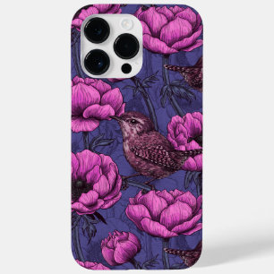 Wrens in the anemone garden Case-Mate iPhone 14 pro max case