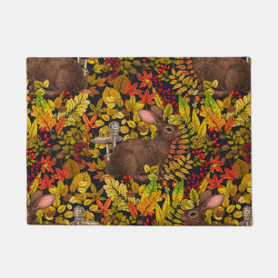 Wrens in the anemone garden doormat