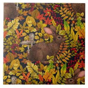 Wrens in the anemone garden tile