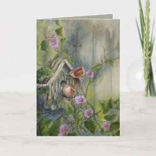 Wrensday Thank You Card