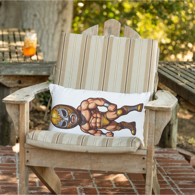 wreseling guy  lumbar cushion (Chair)