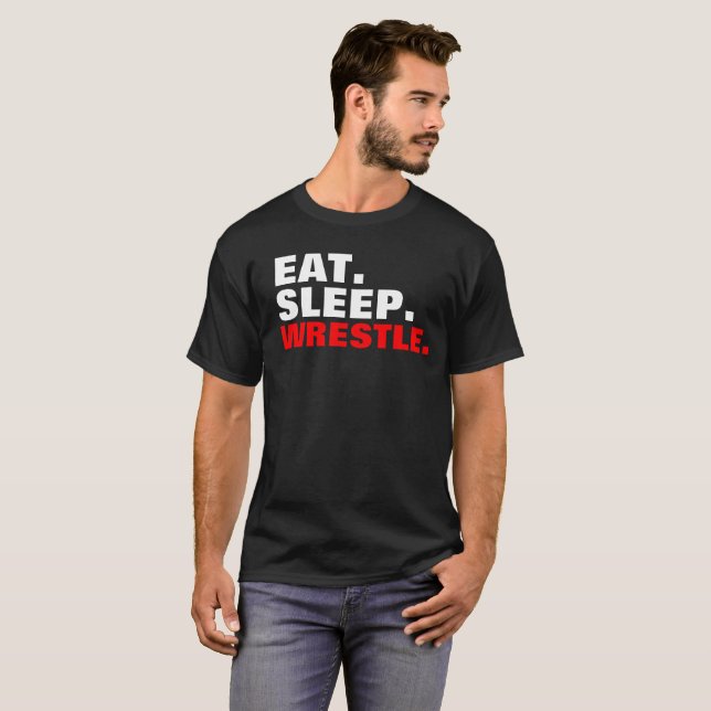 Wrestle - Men's Basic Dark T-Shirt (Front Full)