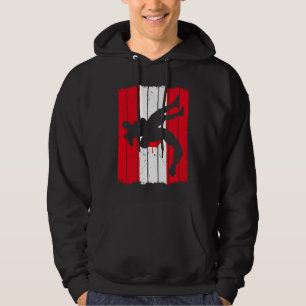 Wrestler Canadian Flag Suplex Wrestling Hoodie