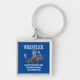 Wrestler Inspirational Wrestling  Key Ring
