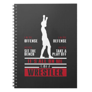 Wrestler Wrestling Cute Gift For Wrestler Notebook