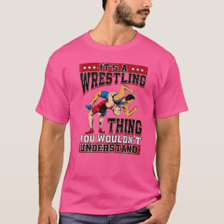Wrestler Wrestling  Pro Wrestler  Idea Boys Mens T-Shirt