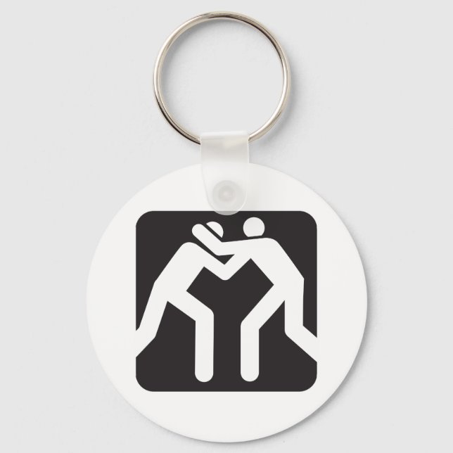 Wrestlers Icon Key Ring (Front)