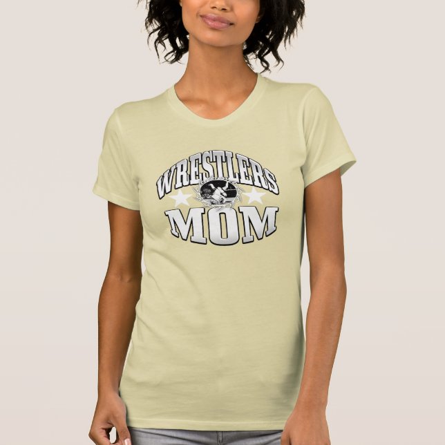 WRESTLERS MOM T-Shirt (Front)