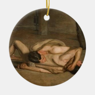 Wrestlers Ornament