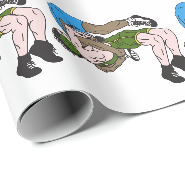 Wrestlers Wrapping Paper (Roll Corner)
