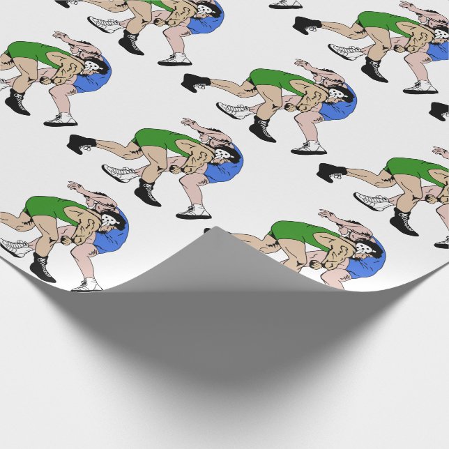Wrestlers Wrapping Paper (Corner)