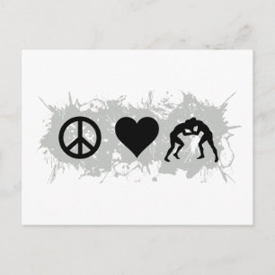 Wrestling 1 postcard