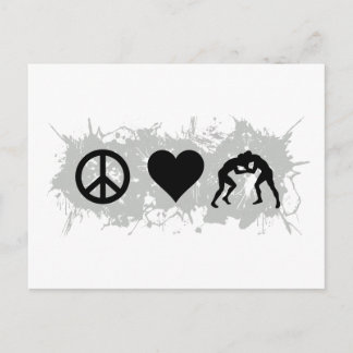 Wrestling 1 postcard