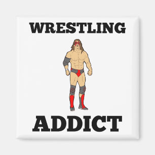 Wrestling Addict Magnet