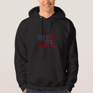 Wrestling American USA Flag Wrestling Wrestling Fa Hoodie