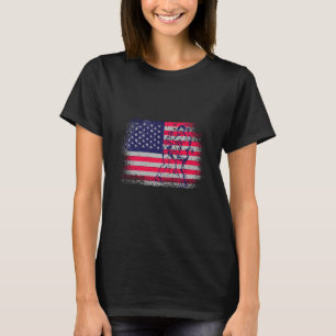 Wrestling American USA Flag Wrestling Wrestling Fa T-Shirt