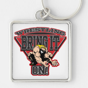 Wrestling Bring It On Key Ring