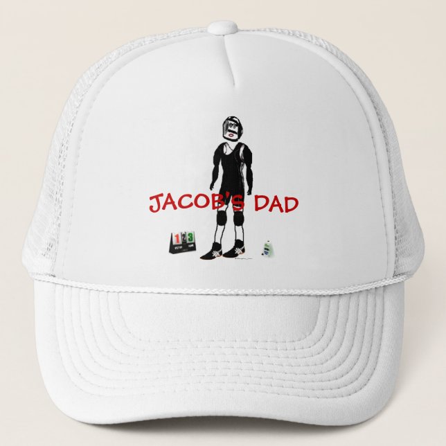 Wrestling Cheer Team Trucker Hat (Front)