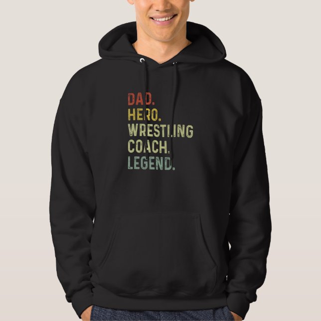 Wrestling Coach Hoodie (Front)