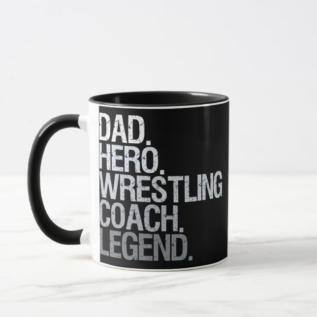 Wrestling coach  mug (Left)