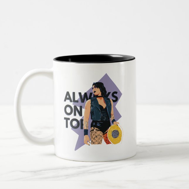 Wrestling Coffee Mug Rhea Christmas Gift fan (Left)