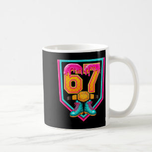 Wrestling Drip Number 67 Wrestling Player Coffee Mug