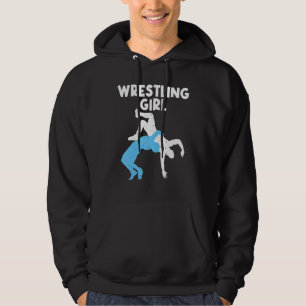 Wrestling For Wrestler Girls Kids Wrestling Hoodie