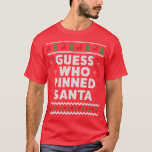 Wrestling Funny Wrestler Ugly Christmas T-Shirt