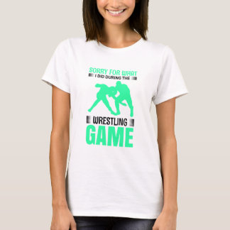 Wrestling Game Apology Tee