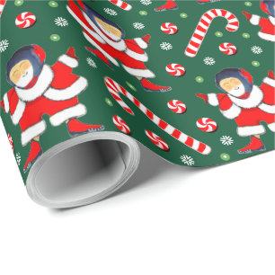 Wrestling Gift Wrapping Paper