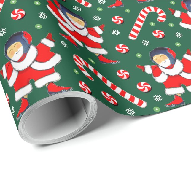 Wrestling Gift Wrapping Paper (Roll Corner)