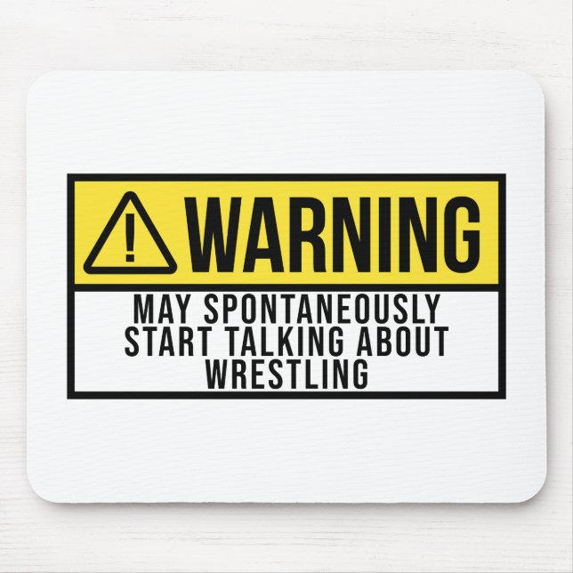 Wrestling Gift - Wrestler Lover Mouse Pad (Front)