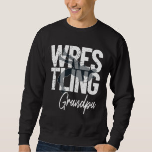 Wrestling Grandpa Wrestler Matching Family Sweatshirt