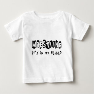 Wrestling It's in my blood Baby T-Shirt