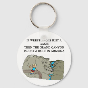 WRESTLING joke gifts t-shirts Key Ring