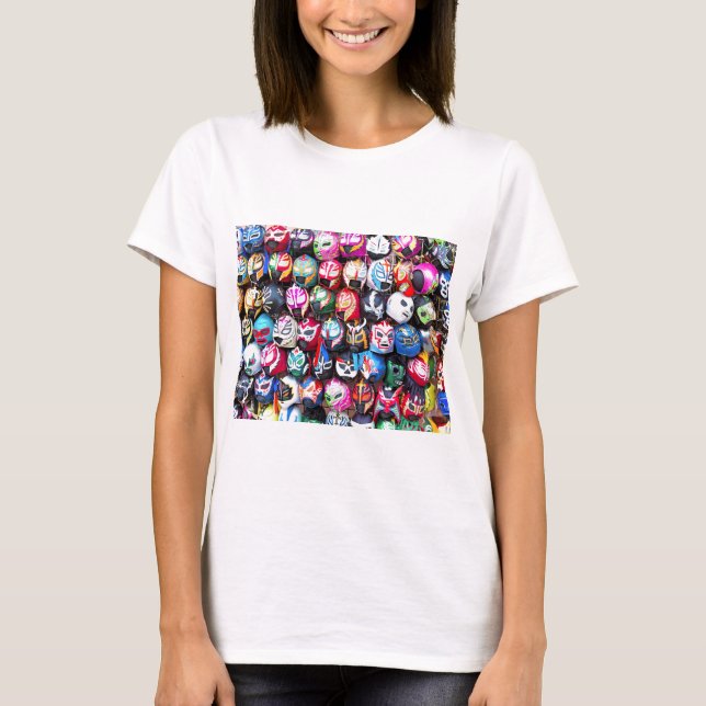 Wrestling Masks T-Shirt (Front)