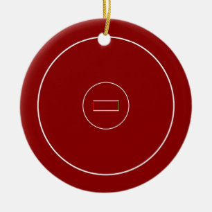 Wrestling Mat Ceramic Tree Decoration