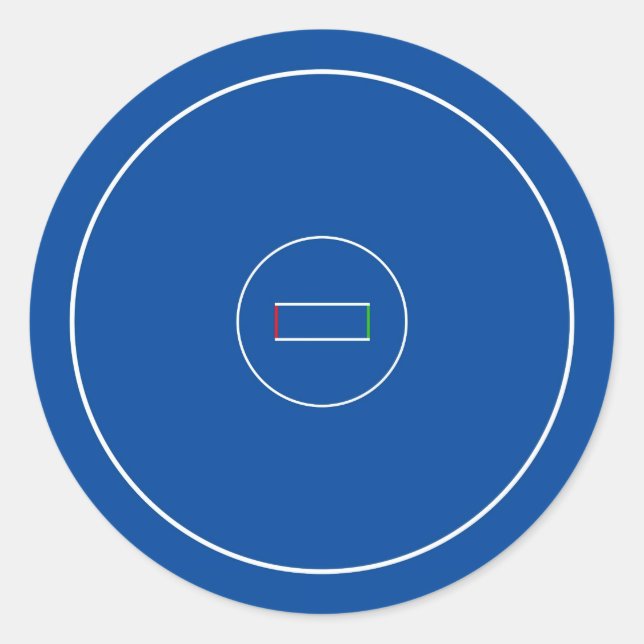 Wrestling Mat Classic Round Sticker (Front)