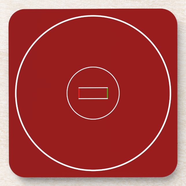 Wrestling Mat Coaster (Front)