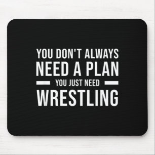 Wrestling Men Women Kids Funny Mouse Pad