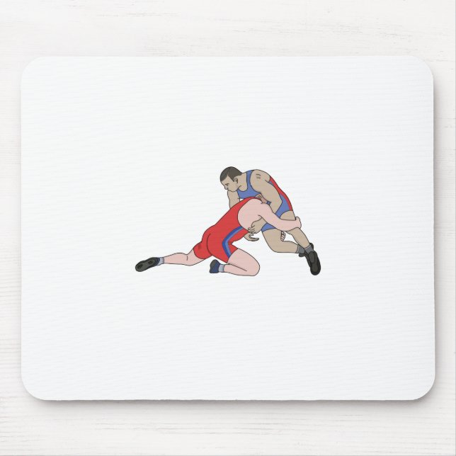 Wrestling Mouse Pad (Front)