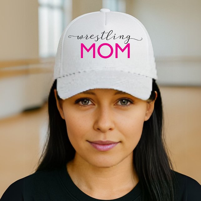 Wrestling Mum Sporty Trucker Hat (Creator Uploaded)
