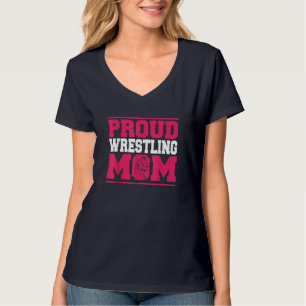 Wrestling Proud Mum Wrestle Wrestler Mother's Day T-Shirt