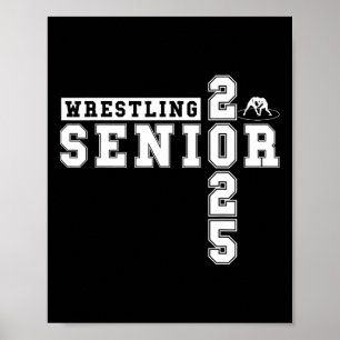 Wrestling Senior Night Wrestling Senior 2025 Gradu Poster