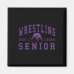 Wrestling Senior Night Wrestling Senior 2026 Gradu Magnet